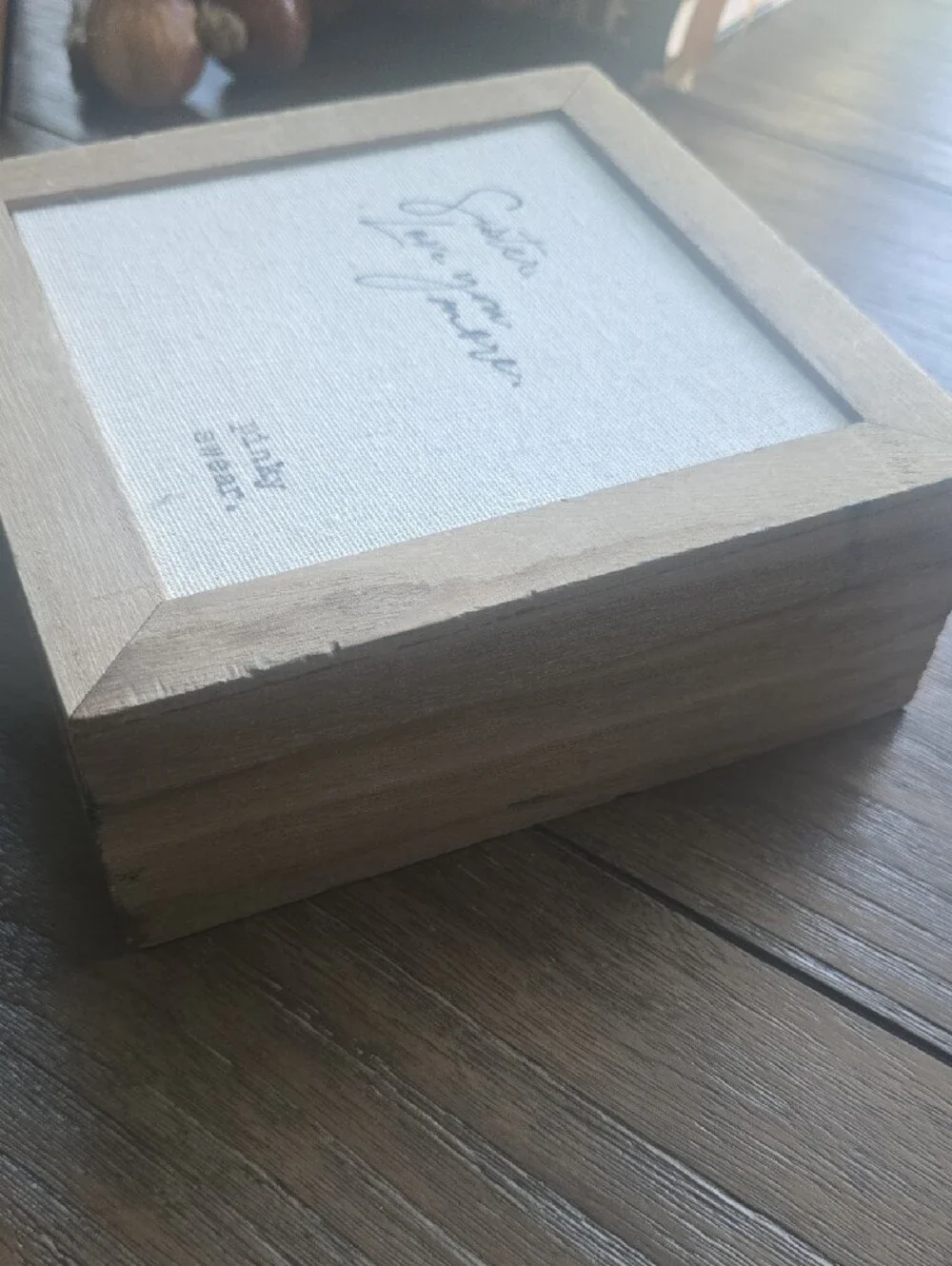 Demdaco Natural Wood Tone Jewelry Box - Light Beige Finish